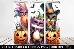 Funny Masquerade Halloween Clipart, Transparent 20 Oz Product Image 2