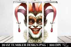 Funny Masquerade White Background 20 Oz Tumbler Product Image 2