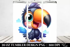 Colorful Baby Toucan Tumbler Product Image 2