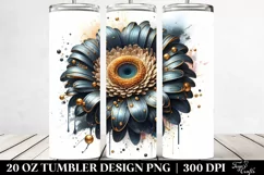 Detailed Golden Gerbera Tumbler Product Image 2