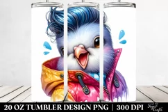 Cute Baby Dove Tumbler Design Product Image 2