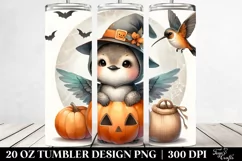Cute Baby Hummingbird on Star Halloween Product Image 2