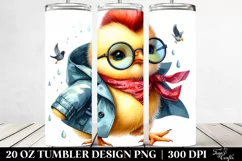 Cool Baby Chicken Jumping 20 Oz Tumbler Product Image 2