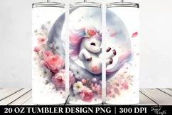Baby Unicorn Moon Tumbler Product Image 2