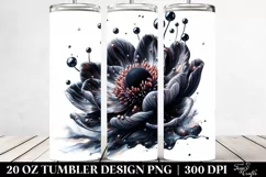 Glossy Anemone Marble Splash | 20 Oz Tumbler Product Image 2