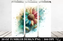 Pastel Sunflower | 20 oz Tumbler Product Image 2