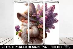 Detailed Digital Painting Small Gnome | 20 Oz Tumbler Product Image 2