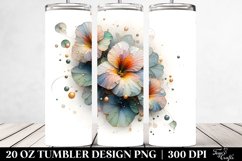 Glossy Nasturtium Clipart 20 Oz Tumbler Product Image 2