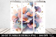 Glossy Nasturtium Clipart 20 Oz Tumbler Product Image 2