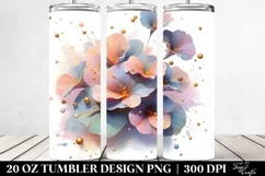 Glossy Nasturtium Clipart 20 Oz Tumbler Product Image 2