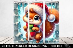Goofy Baby Squirrel for Christmas, 20 Oz Tumbler Product Image 2