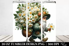 Detailed Digital Painting Small Gnome | 20 Oz Tumbler Product Image 2