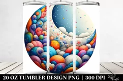 Colorful Whimsical Moon | 20 oz Tumbler Product Image 2