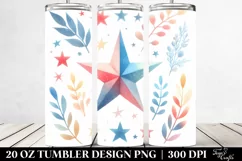 Simple Pastel Star Clipart 20 Oz Tumbler Product Image 2