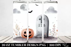 Funny Tombstone White Background 20 Oz Tumbler Product Image 2