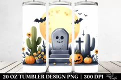 Funny Tombstone White Background 20 Oz Tumbler Product Image 2