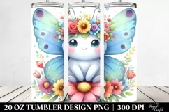 Hummingbird Flower Crown | 20 oz Tumbler Product Image 2