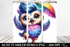 Cute Baby Owl Dancing | 20 oz Tumbler Product Image 2