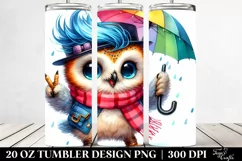 Cute Baby Owl Dancing | 20 oz Tumbler Product Image 2