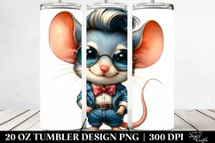 Vibrant Cute Baby Mouse | 20 oz Tumbler Product Image 2