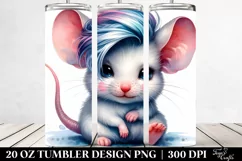 Vibrant Cute Baby Mouse | 20 oz Tumbler Product Image 2