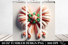 Simple Martzipan Bow Design with Melting Edges, 20 Oz Product Image 2