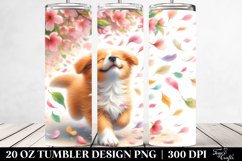 Spring Dog Tumbler | 20 Oz Tumbler Product Image 2