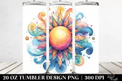 Colorful Pastel Sun | 20 oz Tumbler Product Image 2