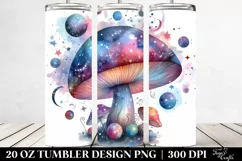 Magical Celestial Mushroom Splash 20 Oz Tumbler Product Image 2