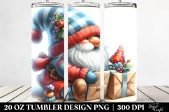 Watercolor Gnome Hat | 20 Oz Tumbler Product Image 2