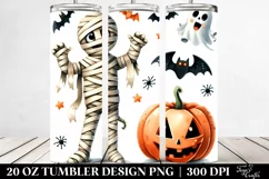 Funny Halloween Mummy 20 Oz Tumbler Product Image 2