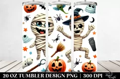 Funny Halloween Mummy 20 Oz Tumbler Product Image 2