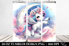 Baby Unicorn Dancing 20 Oz Tumbler Product Image 2