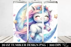 Baby Unicorn Dancing 20 Oz Tumbler Product Image 2