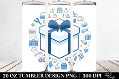 Simple Present Image for Christmas, 20 Oz Tumbler Product Image 2