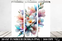Abstract Shiny Freesia 20 Oz Tumbler Product Image 2