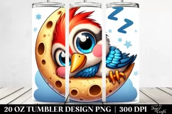Cute Enthusiastic Woodpecker | 20 Oz Tumbler Product Image 2