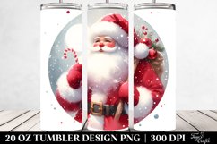 Simple Christmas Santa | 20 oz Tumbler Product Image 2
