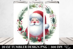 Simple Christmas Santa | 20 oz Tumbler Product Image 2