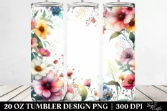 Wild Flowers Vibrant Frame | 20 Oz Tumbler Product Image 2