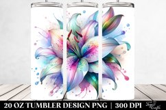 Glossy Lily Tumbler Product Image 2
