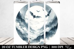 Simple Bat Watercolor Design | 20 oz Tumbler Product Image 2