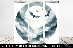 Simple Bat Watercolor Design | 20 oz Tumbler Product Image 2