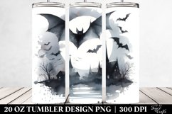 Simple Bat Watercolor Design | 20 oz Tumbler Product Image 2