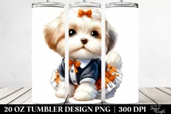 Enthusiastic Havanese Halloween 20 Oz Tumbler Product Image 2