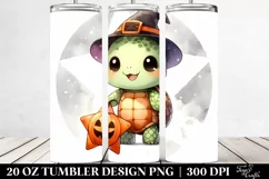 Cute Baby Turtle Halloween 20 Oz Tumbler Product Image 2