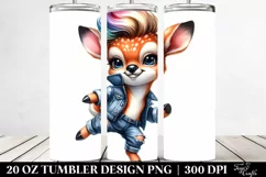 Cute Baby Deer Dancing | 20 oz Tumbler Product Image 2