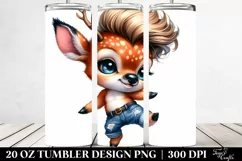 Cute Baby Deer Dancing | 20 oz Tumbler Product Image 2