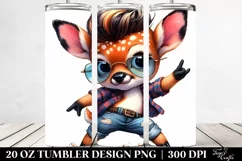 Cute Baby Deer Dancing | 20 oz Tumbler Product Image 2