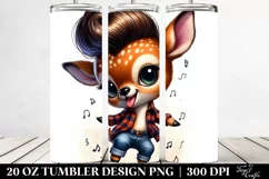 Cute Baby Deer Dancing | 20 oz Tumbler Product Image 2